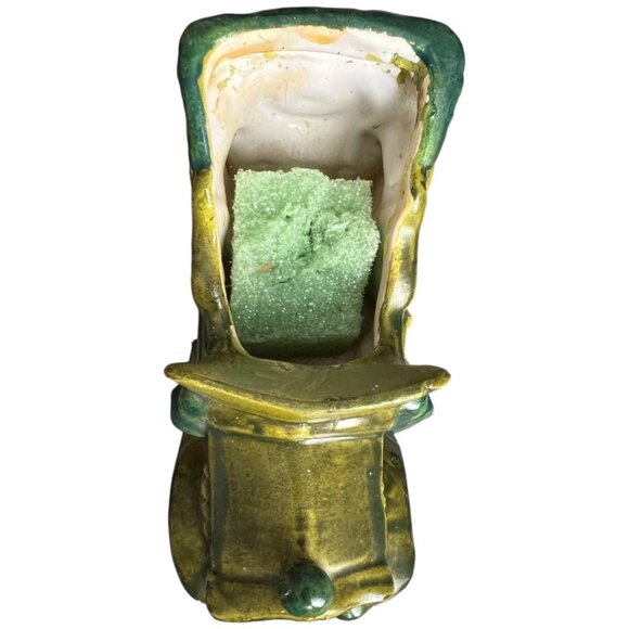 Vtg 1970s RUBENS ORIGINALS Antique Car PLANTER Hand-Painted Taiwan 7" L X 3" W - Picture 8 of 14